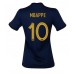 Günstige Frankreich Kylian Mbappe #10 Heim Fussballtrikot Damen WM 2022 Kurzarm